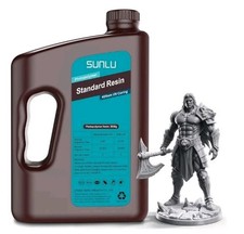 SUNLU 3kg Standard 3D Printer Resin- Dark Grey 3000G picture