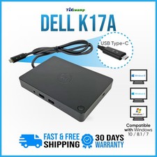 Genuine Dell WD15 K17A Business Dock USB-C Dual 4K Docking Station picture