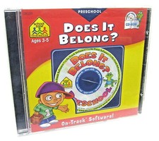 Does It Belong? Preschool Ages 3-5 School Zone Interactive CD-ROM (2004) picture