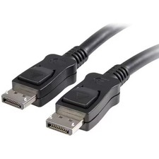 StarTech DISPLPORT50L 50Ft DisplayPort DP 1.2 Video Latching Connectors Cable picture