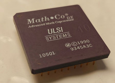 Vintage 387 PGA68 Math-Co DX Advanced Math FPU ULSI 83C87 40 MHz *TESTED* picture