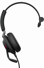 Jabra Mono USB-A Wired On-Ear Single Headset Headband w/ Boom Microphone picture