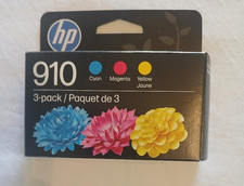 3/2028 Fresh Color Set of 3 New Genuine HP 910 CYM Inks 3YN97AN *NO RETAIL BOX* picture
