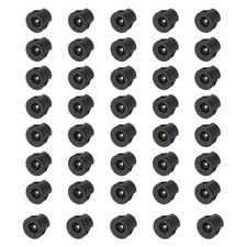 40pcs DC5525 Power Jack, 30V 0.5A 14x14x18mm 3 Pin, Black picture