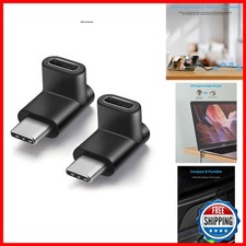 URWOOW Right Angle Type C USB 3.1 Adapter, 90 Degree, 2 Pack 654070787295 picture
