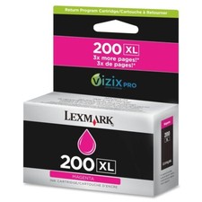 Brand New Genuine Lexmark 200XL Magenta Ink Cartridge for All-in-One Pro 5500 picture