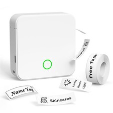 Label Maker Machine Tape P0 Rechargeable Bluetooth Mini Printer Thermal White picture