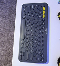Logitech K380 Multi-Device Compact Bluetooth Wireless Keyboard Gray QWERTY EN picture