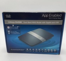 Cisco LINKSYS EA4500 Wi-Fi Home Base Dual-Band N900 Router Gigabit & USB picture