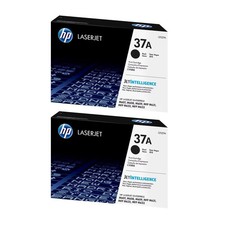 ✅ 2X Genuine HP 37A (CF237A) Black Toner Cartridge LaserJet M607 M608 M609 M631 picture