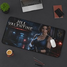 Jill Valentine Gaming Mouse Pad, Large Desk Mat, PC Setup, Gamer Gift picture