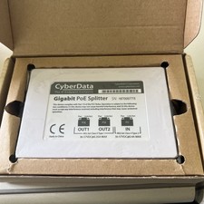 CyberData 011187D Gigabit Switch w/ PoE Power Splitter, 2-Port, RJ45, 36-56VDC picture