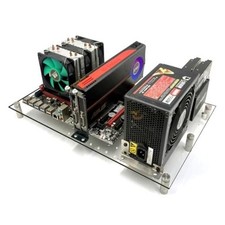 Open PC Case Test Bench DIY Acrylic Computer Chassis Rack Gaming Support matx picture