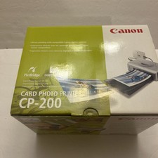 Canon CP-200 Card Photo Printer New In Open Box Never Used Sealed Ink picture