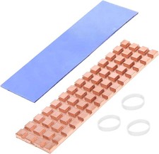 M.2 Heatsink 67x18x1.5mm Pure Copper for Cooling 2280 M2 SSD NGFF NVMe Laptop... picture