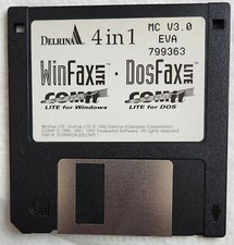 Delrina 4 In 1 WinFax Lite*DosFax Lite 3.5 Floppy Disk picture