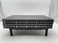 Lot of 2 NETGEAR ProSafe GS752TS 52 Port Gigabit Ethernet Switch picture