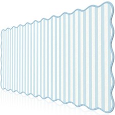 Scalloped Leather Desk Pad, 35.4