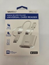 Vivitar Universal SD MicroSD Card Reader Lightning USB-C Micro USB MOV4016 picture