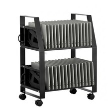 Uimoso Laptop Charging Cart for 32 Devices, Mobile Station for 15.6-inch Laptops picture