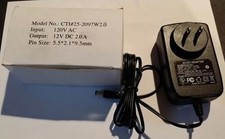  AC 100V-120V Adapter DC 12V 2A PinSz-5.5*2.1*9.5mm Power Supply US plug 4pc lot picture
