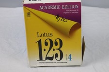 Lotus 1 2 3 release 4 Academic Edition  picture