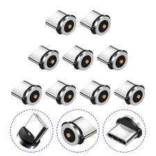 9pcs USB c magnetic adapter Magnetic Charging Plug Magnetic Phone Cable Adapter picture