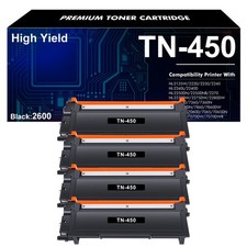 4PK TN450 Toner Compatible with Brother TN450 HL-2240d HL-2270dw 2280dw MFC-7360 picture