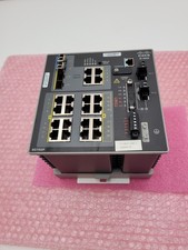 Cisco IE-4000-8GT8GP4G-E V03 Industrial Ethernet Switch + 2x GLC-LX-SM-RGD SFP picture