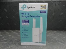 TP-Link Range Extender Wi-Fi 6 RE505X AX1500 White Plug in picture