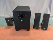 Logitech X-240 Computer PC Speakers with Subwoofer System 2.1 TESTED picture