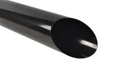 For Exhaust Tip 5-8 straight black, made of stainless steel 409,wall thickness picture