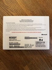 Microsoft Windows Home Server 2011 64-Bit OEM System Builder Pack CCQ-00128: NEW picture