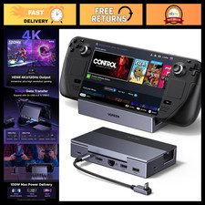 6-in-1 Steam Deck Dock, 4K@120Hz HDMI 2.1, 100W Power Delivery, Multiport Hub picture