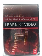 Adobe Flash Professional CC: Learn By Video 2014 PC DVD-ROM Brand New OOP picture