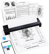 A28U Portable Printer Wireless Inkless Thermal for Travel 8.5 x 11 picture