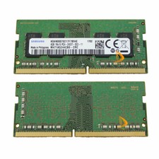 Samsung DDR4 8 GB RAM 2x 4 GB PC4-19200 2400T SODIMM Memory PC4-2400T-SC0-11 picture