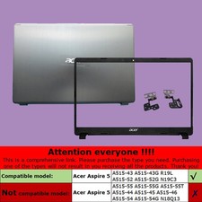 New LCD Back Cover / Front Bezel / Hinge For Acer Aspire 5 A515-43 A515-52 N19C3 picture