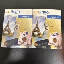 Onlingo French Language Learning /Level 2/  3 Disc Set Audio CDs And CD Rom Mint picture