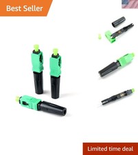 10pcs SC APC Fiber Optic Quick Connectors - High Performance & Easy Installation picture