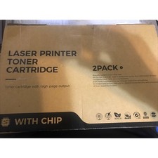 2Pack 141A W1410A Black Toner Cartridge W/chip for HP LaserJet M110w M130 M140 picture