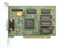 PCI video card - MAGITRONIC Trident TGUI9440-1 - 1MB FPM - 1996 - TESTED picture