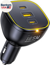 165W Laptop Car Charger Adapter 140W PD 3.1/ 100W PD 3.0 USB C Super Fast Chargi picture