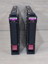 LOT 2PCS.HP DG0072BALVL 504015-001 72GB 10K SAS DUAL PORT HARD DRIVE picture