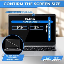2X Anti-peeping Anti-Glare Anti Blue Light Screen Protector  13 14 15.6 16 INCH picture
