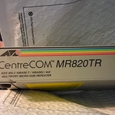 Allied Telesyn CentreCOM MR820TR 8-Port 10Mbps Ethernet Hub RJ-45 BNC AUI picture