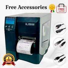 Zebra ZM400 Thermal Transfer Label Printer USB LAN Serial 300dpi 1 YR WARRANTY picture