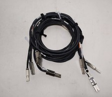 LOT OF 5 038-003-810 Mini-HDX4 to Mini-SASX4 2m Data Cable EMC/Molex/Amphenol/TE picture