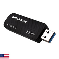 GIGASTONE 128GB Flash Drive, Z30 USB 3.2 Gen 1, 100MB/s Ultra Fast, Keychain Loo picture