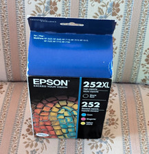 Epson 252XL Genuine Original Ink Cartridge 4-Pack T252XL-BCS CMYK picture